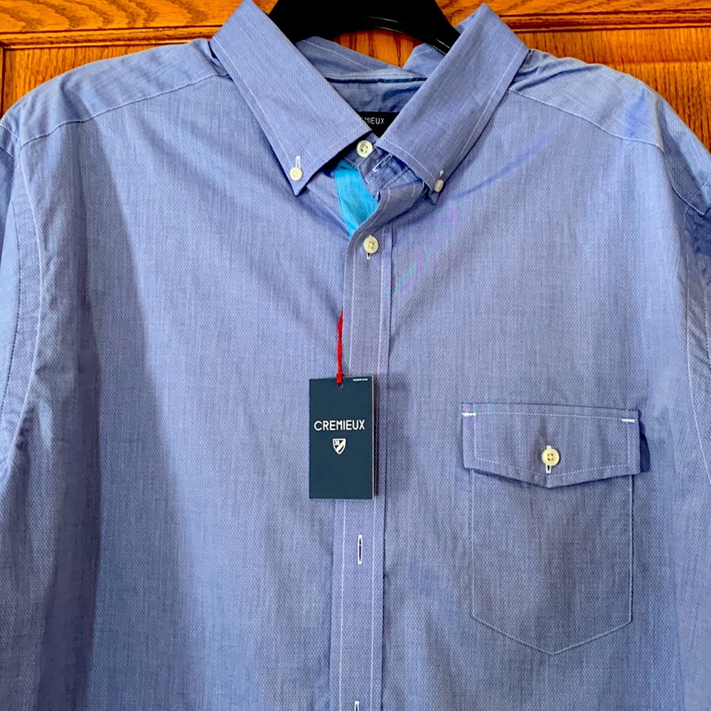 NWT CREMIEUX SHORT SLEEVE SHIRT